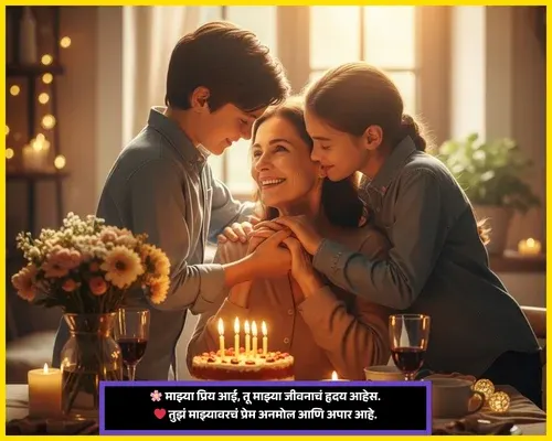 Aai Status Heart Touching Birthday Wishes for Mother in Marathi