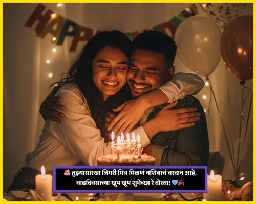 Best Birthday Wishes for Best Friend in Marathi
