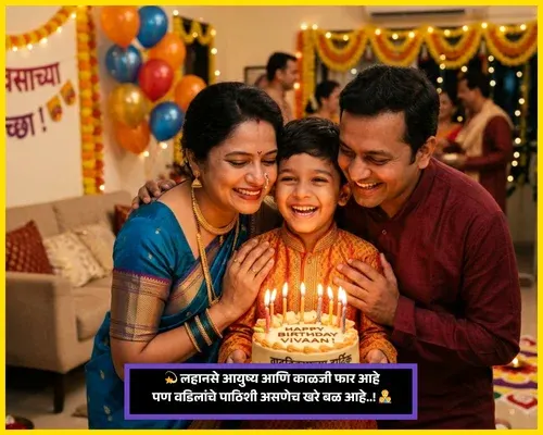 Birthday Wishes for Dad in Marathi