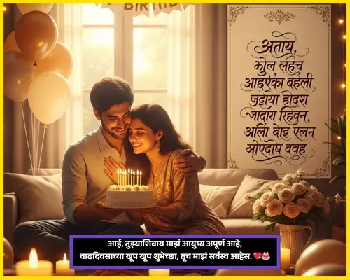 Birthday Wishes for Mother in Marathi