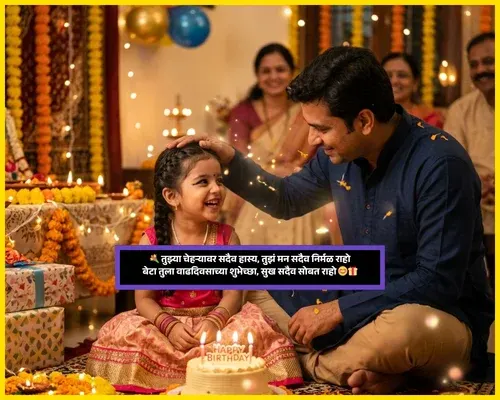 Birthday Wishes for Son in Marathi