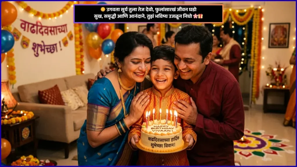 Birthday Wishes for Son in Marathi
