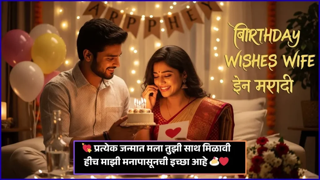 Birthday Wishes Wife Marathi ❤️ Heart Touching