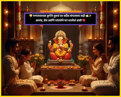Ganesh Chaturthi Wishes in Marathi​