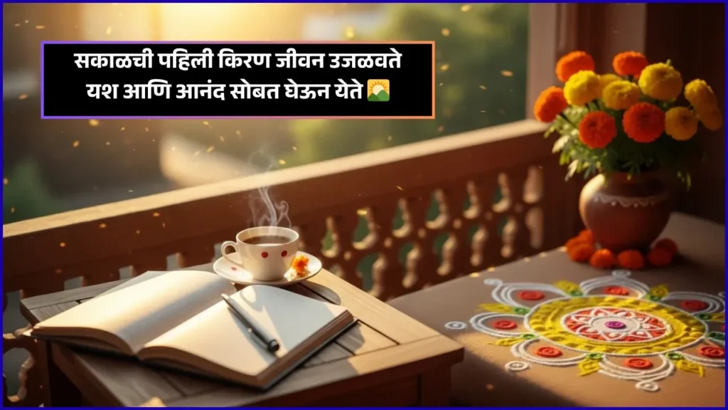 Good Morning Wishes in Marathi