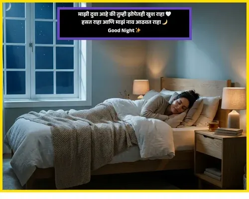 Good Night Wishes in Marathi