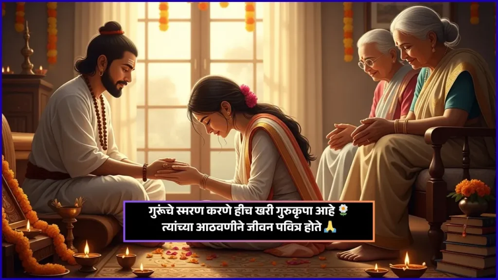 Guru Purnima Wishes in Marathi​