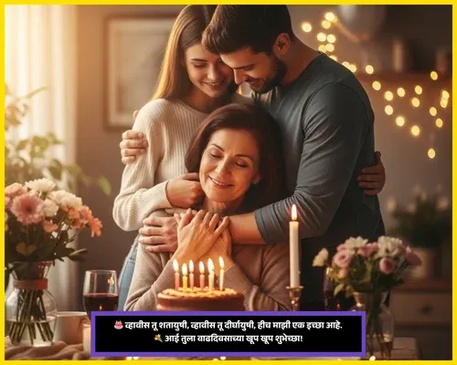 Heart Touching Birthday Wishes for Mother in Marathi