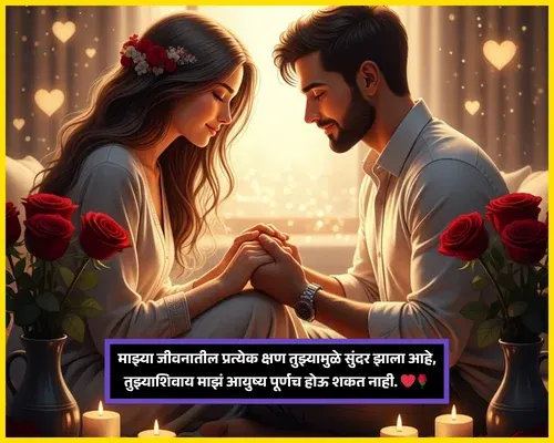 Heart Touching Birthday Wishes Wife in Marathi
