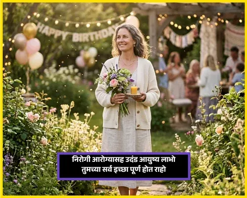 Love Birthday Wishes in Marathi​