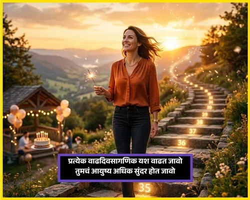 Love Birthday Wishes in Marathi​