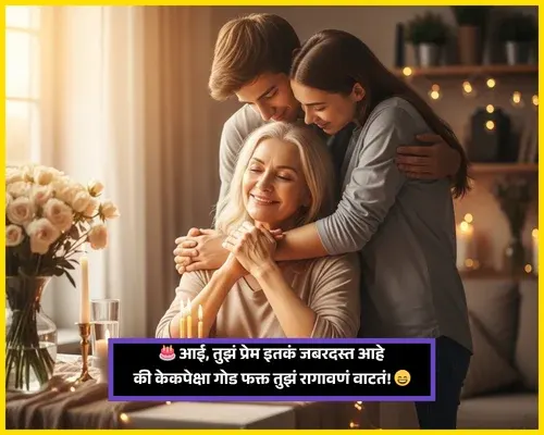 Short Birthday Wishes for Mother in Marathi