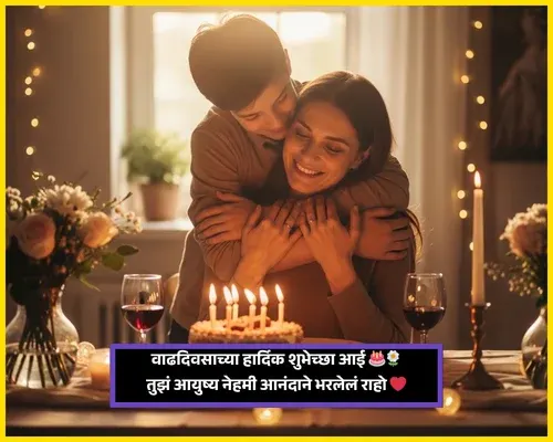 Simple Birthday Wishes for Mother in Marathi