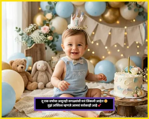 1st Birthday Wishes for Baby Boy