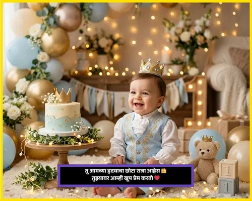 1st Birthday Wishes for Baby Boy