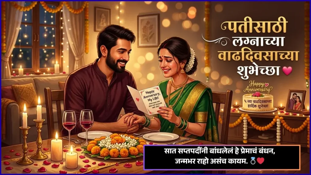Anniversary Wishes for Husband in Marathi