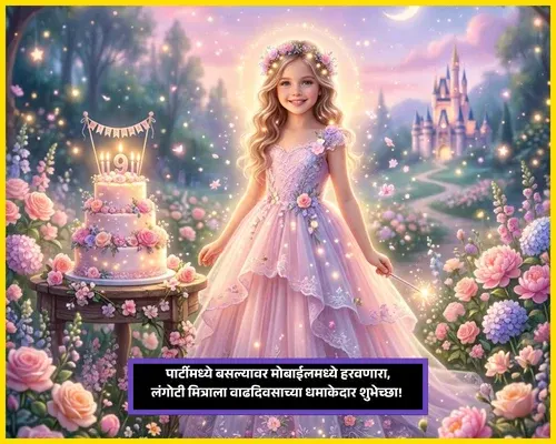 Best Friend Birthday Wishes in Marathi