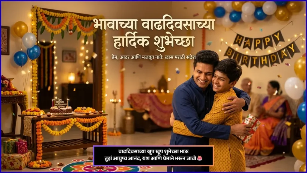 Birthday Wishes for Brother in Marathi