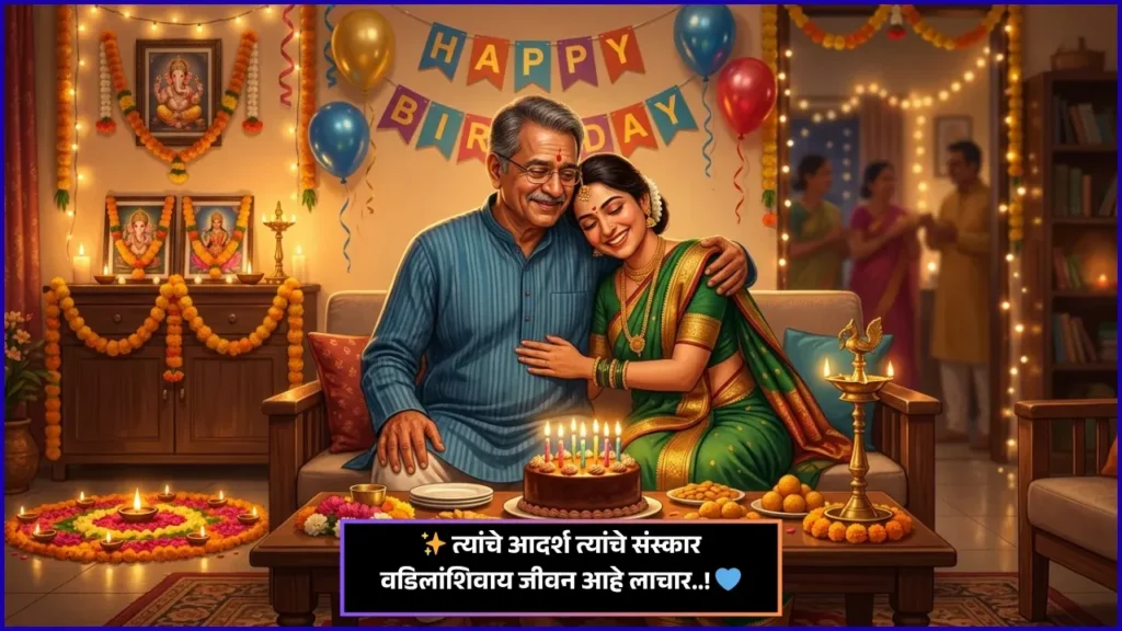 Birthday Wishes for Dad in Marathi