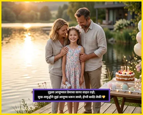 Birthday Wishes for Daugther in Marathi