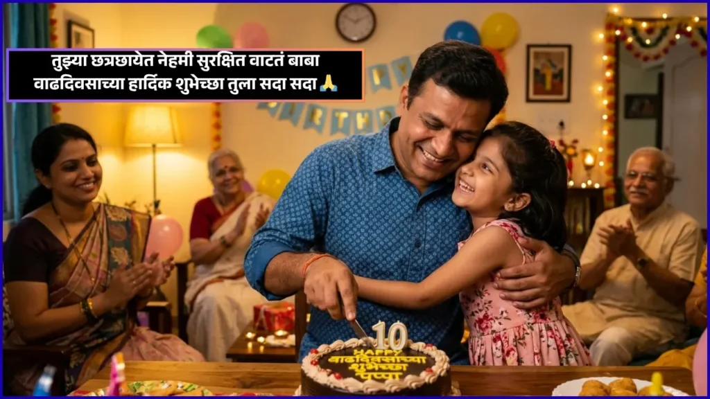 Birthday Wishes for Father in Marathi