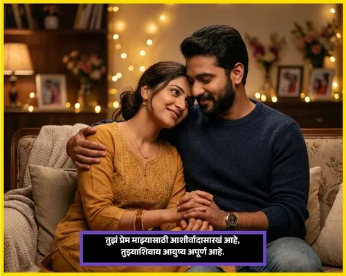 Birthday Wishes for Wife in Marathi