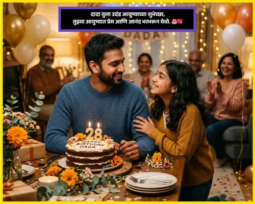 Emotional Birthday Wishes for Brother in Marathi
