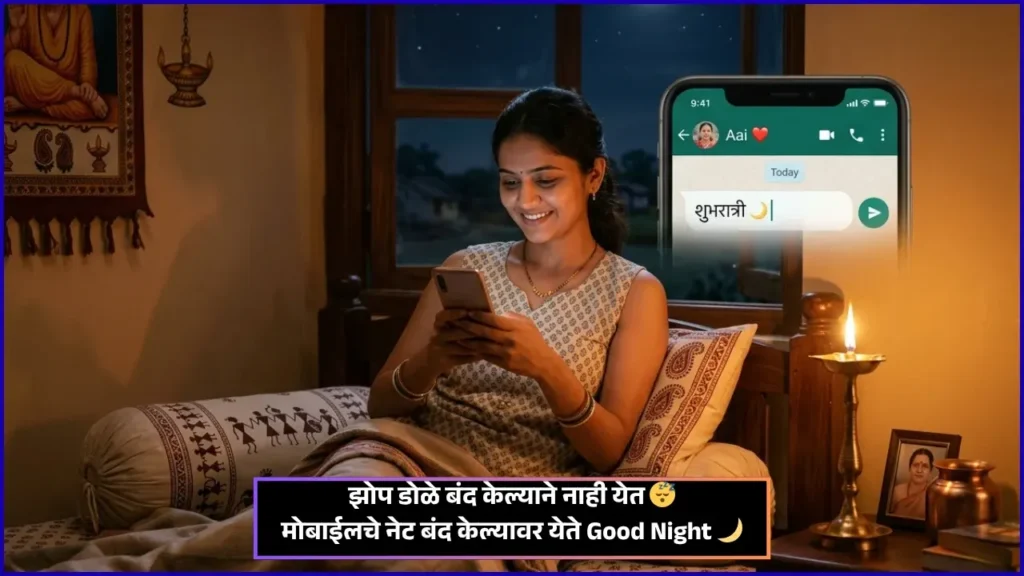 Good Night Wishes in Marathi
