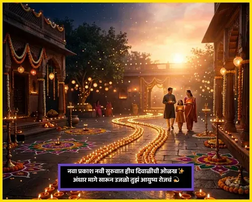 Happy Diwali Wishes in Marathi