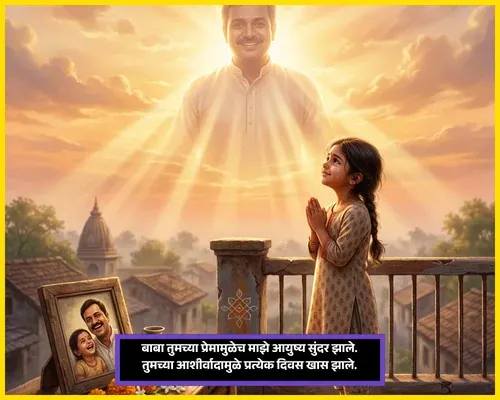 Heart Touching Birthday Wishes for Dad in Marathi