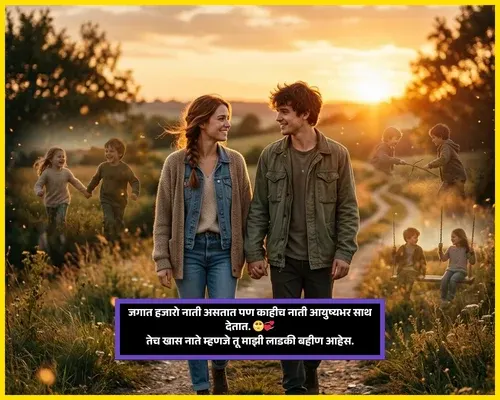 Heart Touching Birthday Wishes for Sister in Marathi