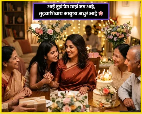 Heart Touching Birthday Wishes in Marathi for Aai