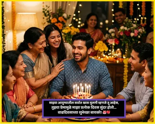 Heart Touching Birthday Wishes in Marathi Wife