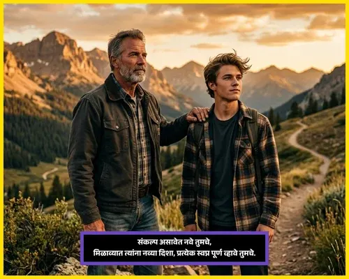 Inspirational Birthday Wishes for Father in Marathi