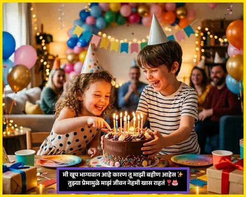 Little Sister Birthday Wishes in Marathi Comedy for Instagram Little Sister Birthday Wishes in Marathi Comedy for Instagram