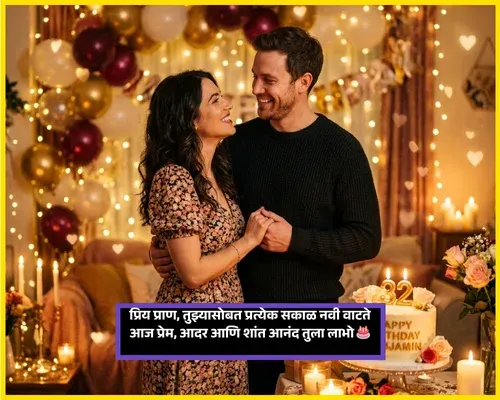 Love Birthday Wishes in Marathi Shayari
