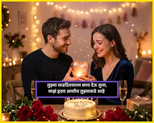 Love Birthday Wishes in Marathi