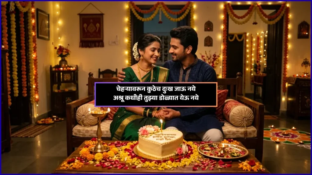 Love Birthday Wishes in Marathi​