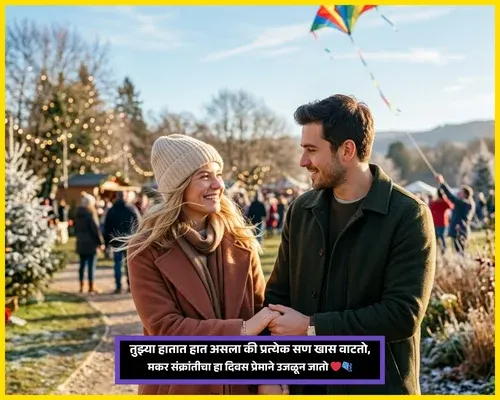 Makar Sankranti Wishes in Marathi for Couple