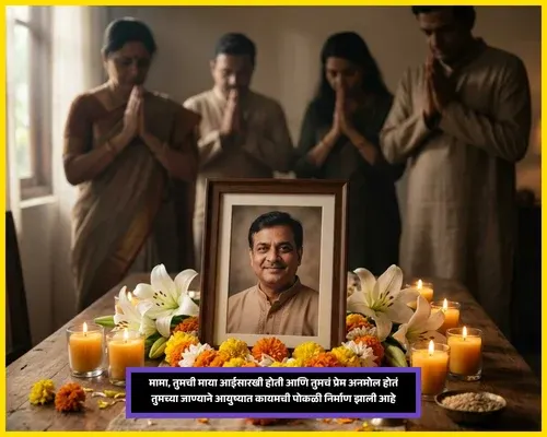 Marathi Bhavpurna Shradhanjali in Marathi