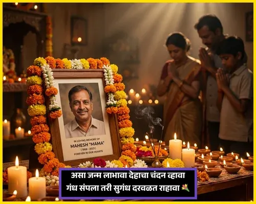 Marathi Bhavpurna Shradhanjali in Marathi