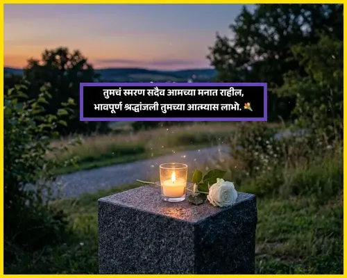 Marathi Kavita Bhavpurna Shradhanjali in Marathi