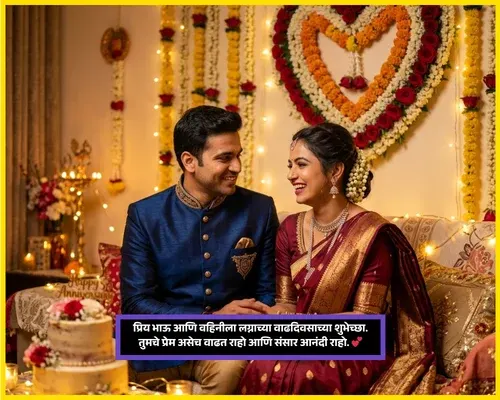 Marriage Anniversary Wishes for Bhaiya and Bhabhi Marriage Anniversary Wishes for Bhaiya and Bhabhi
