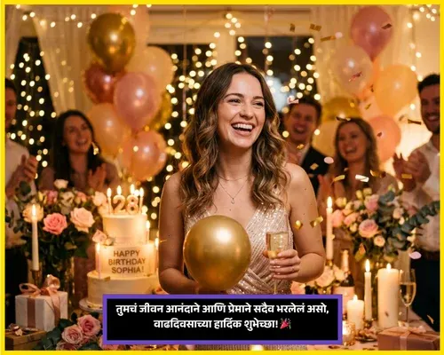 My Love Birthday Wishes in Marathi