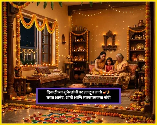 Shubh Diwali Wishes in Marathi
