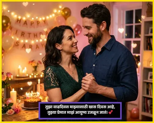 Special Birthday Love Birthday Wishes in Marathi