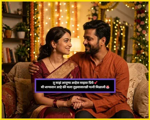 Top 10 Birthday Wishes for Wife in Marathi