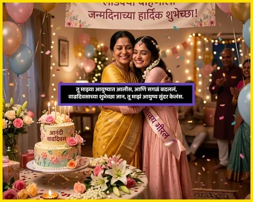 Wife Birthday Wishes in Marathi